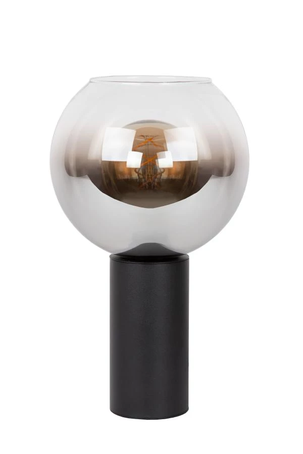 Lucide MARIUS - Lampe de table - Ø 20 cm - 1xE27 - Noir - éteint